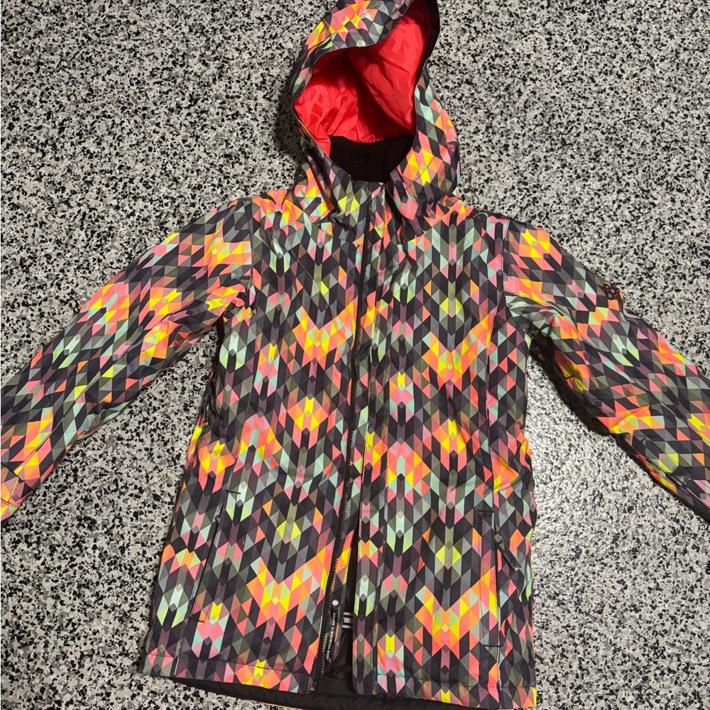 Colorful 686 Girls Ski Jacket